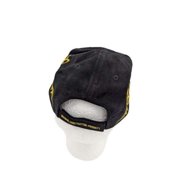 Cat Caterpillar hat cap embroidery black yellow  Adjustable   trucker  baseball - Picture 4 of 11